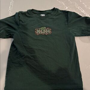 Kith Kids Dark Green Graphic Tee